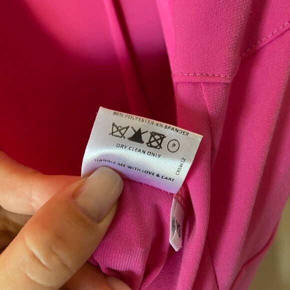 Peachy Den The Kernel Jersey Pink Jumpsuit Short Sleeves Size XS - Picture 10 of 12